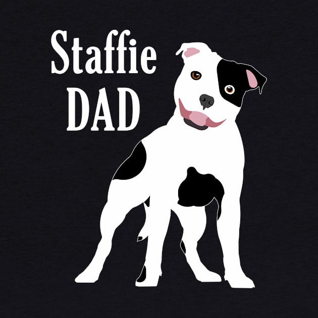 Staffie Dad WB by SiSuSiSu